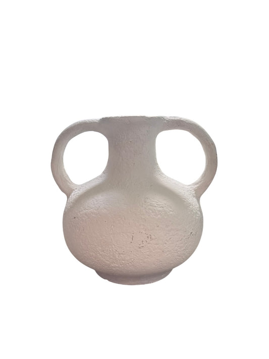Medium White Ceramic Vase