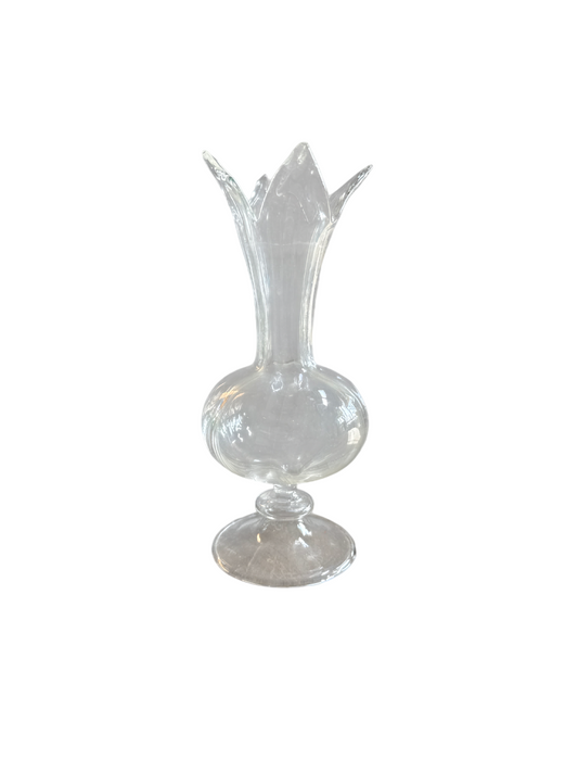 Fluted Glass Vase