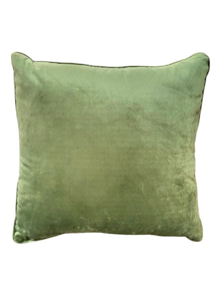 Green Velvet Pillow