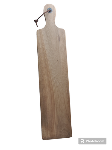 Lg Light Wood Paddle Cutting Board