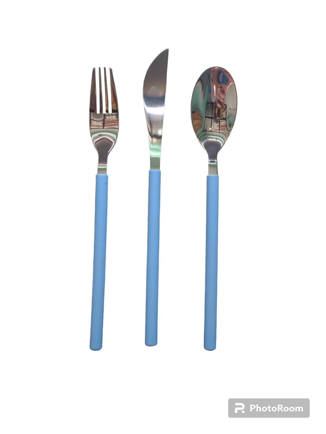 Blue Handle Cutlery Set