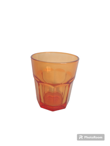Orange Drinking Glass