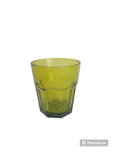 Green Glass Drinking Cup