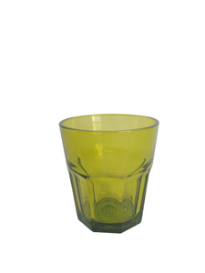 Green Glass Drinking Cup