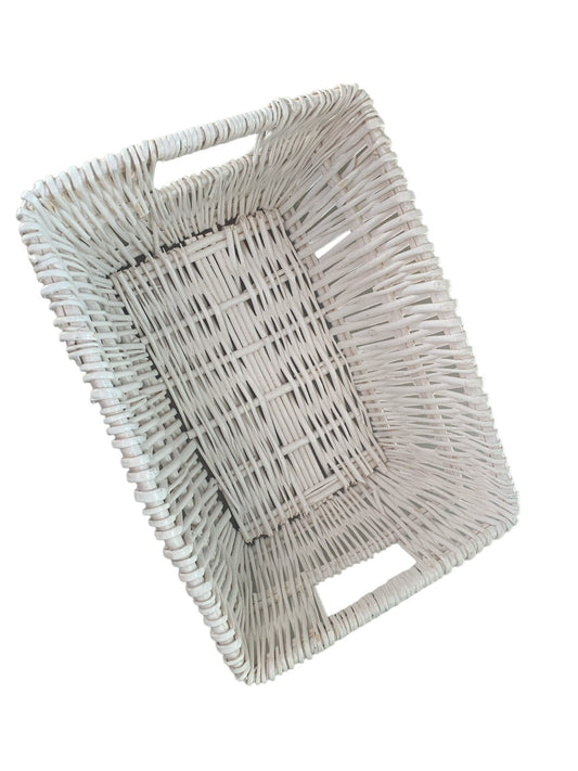 White Woven Basket