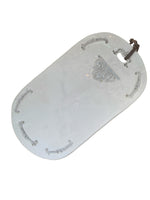 White Ceramic Round Cheese Plate