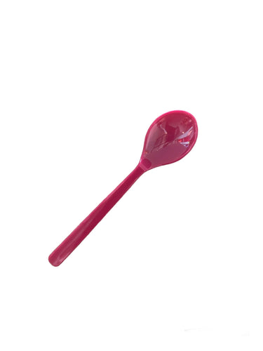 Pink Plastic Spoon