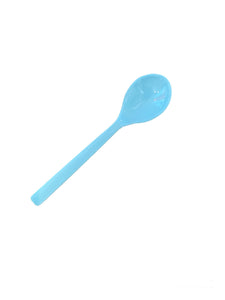 Pale Blue Plastic Spoon