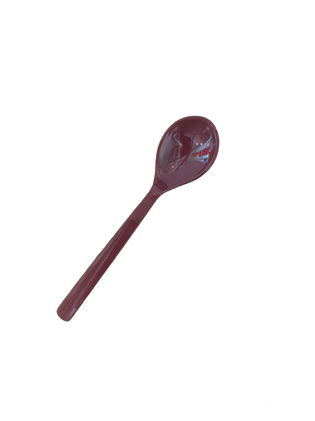 Maroon Plastic Spoon