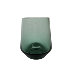 Green drinking glass 4.5inches, Quantity 2)