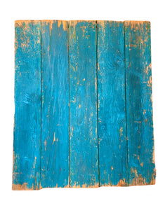 Blue Painted Wood