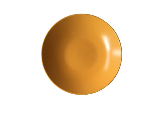 Matte Yellow Ceramic Plate
