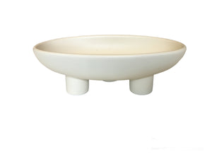 Cream Footed Bowl