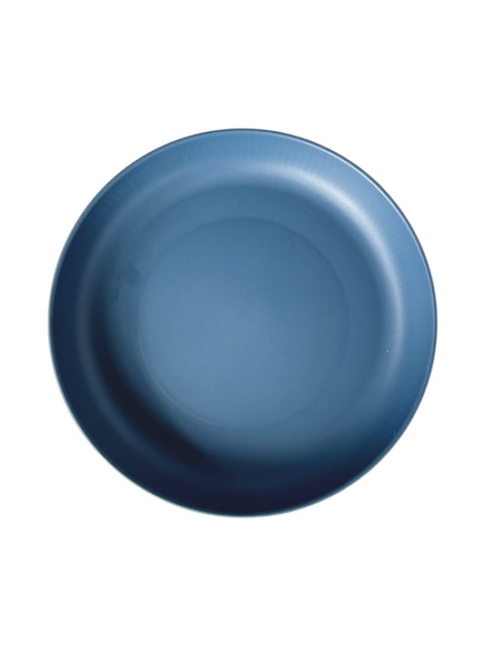 Blue Melamine Low Bowl / Plate
