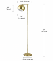 Gold Floor Lamp