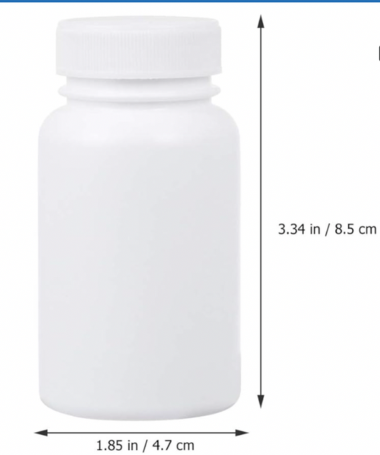White Medium Pill Bottle