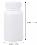 White Medium Pill Bottle