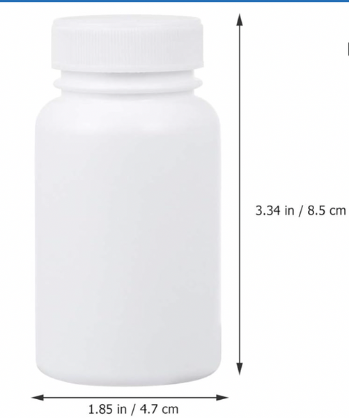 White Medium Pill Bottle