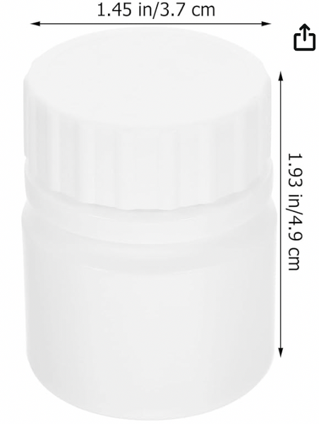 Small White Pill Bottle