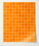Orange Tile Vinyl