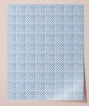 Blue Tile Vinyl Surface