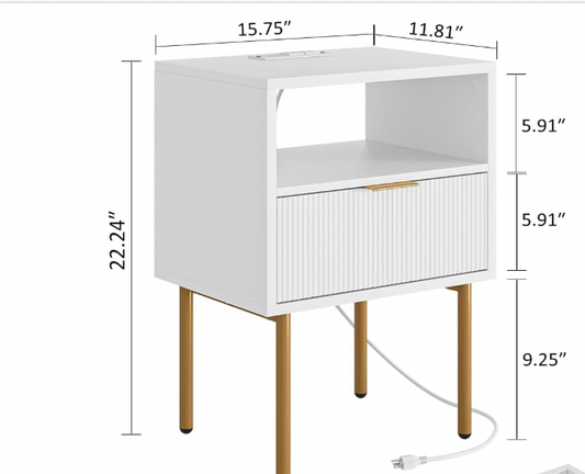White Side Table