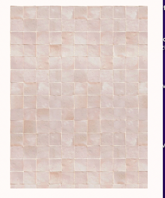 Aged Cream Tile Vinyl