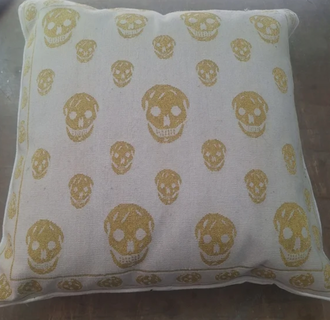 Alexander McQueen Skull Pillow