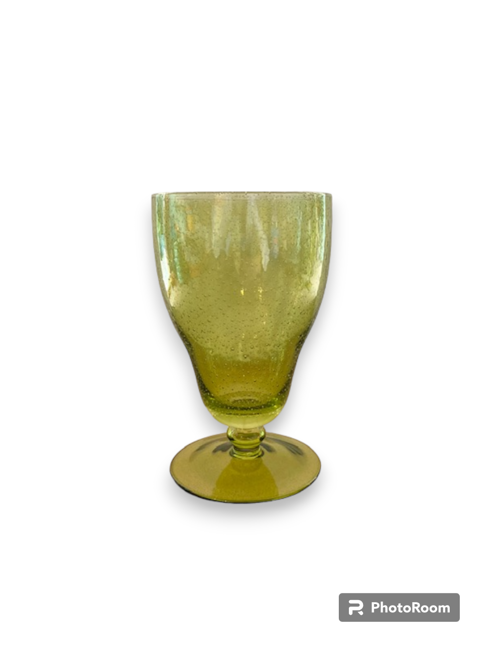 green glass cup