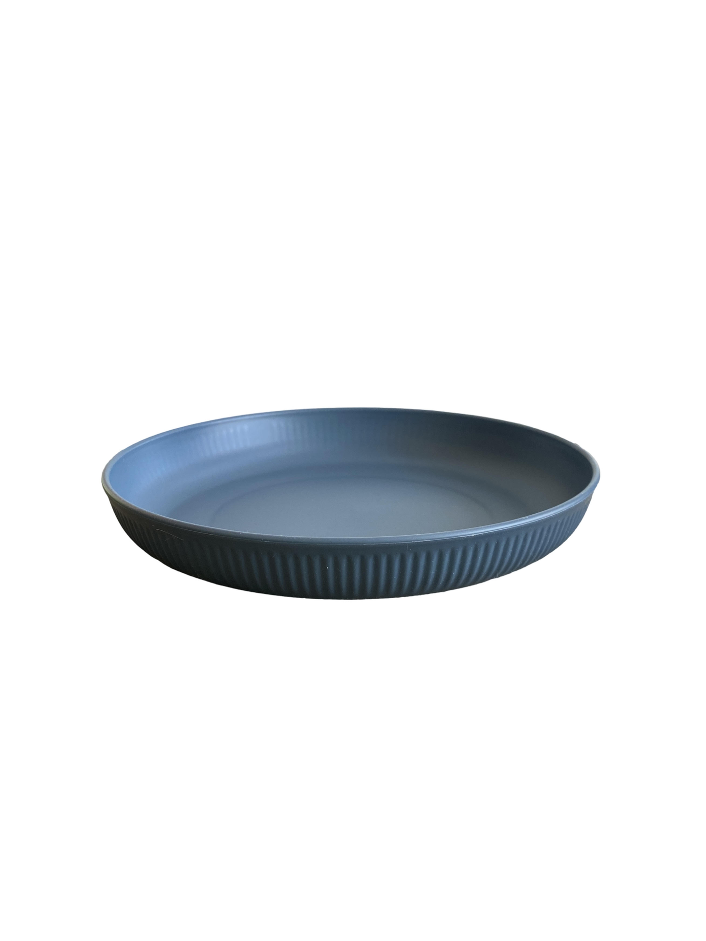 Blue Melamine Low Bowl / Plate