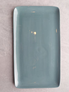 Large Teal Platter