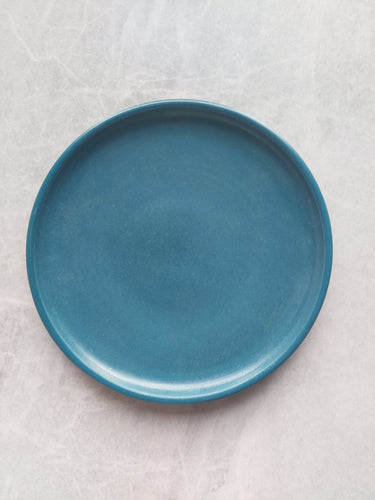 Small Matte Blue Plate