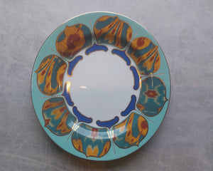 Patterned Blue Plate