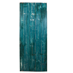 Lg Blue/Green Painted Wood