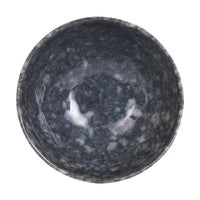 Md Grey Glossy Bowl With White Speckles