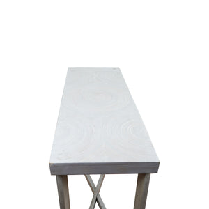 Md Narrow White Table Top/Table