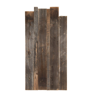 XL Dark Natural Barnboard Wall (2 Panels)