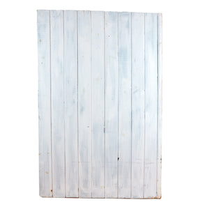 Lg White Slatted Wood With Grey Highlights