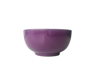 Small melamine purple bowl