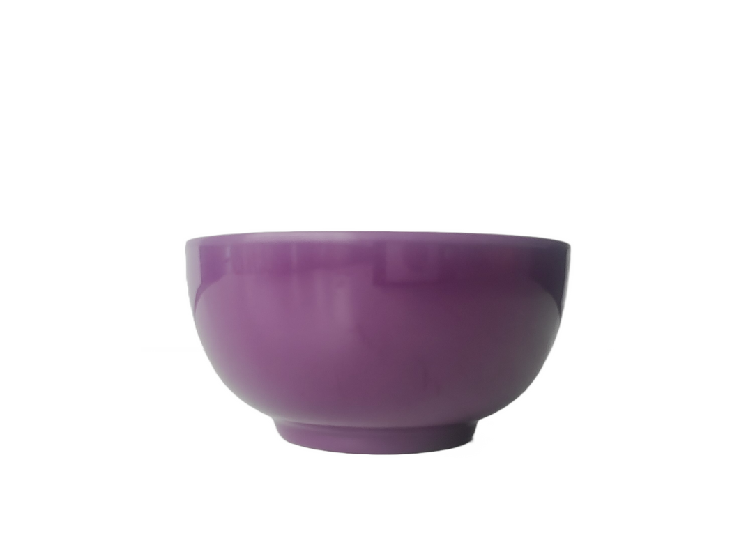 Small melamine purple bowl