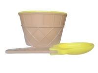 Plastic Ice Cream Bowl with Spoon
