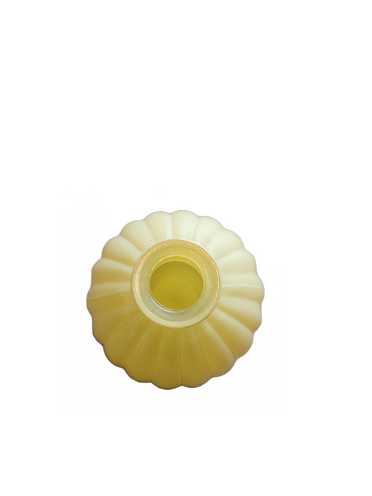 Yellow Glass Bud Vase