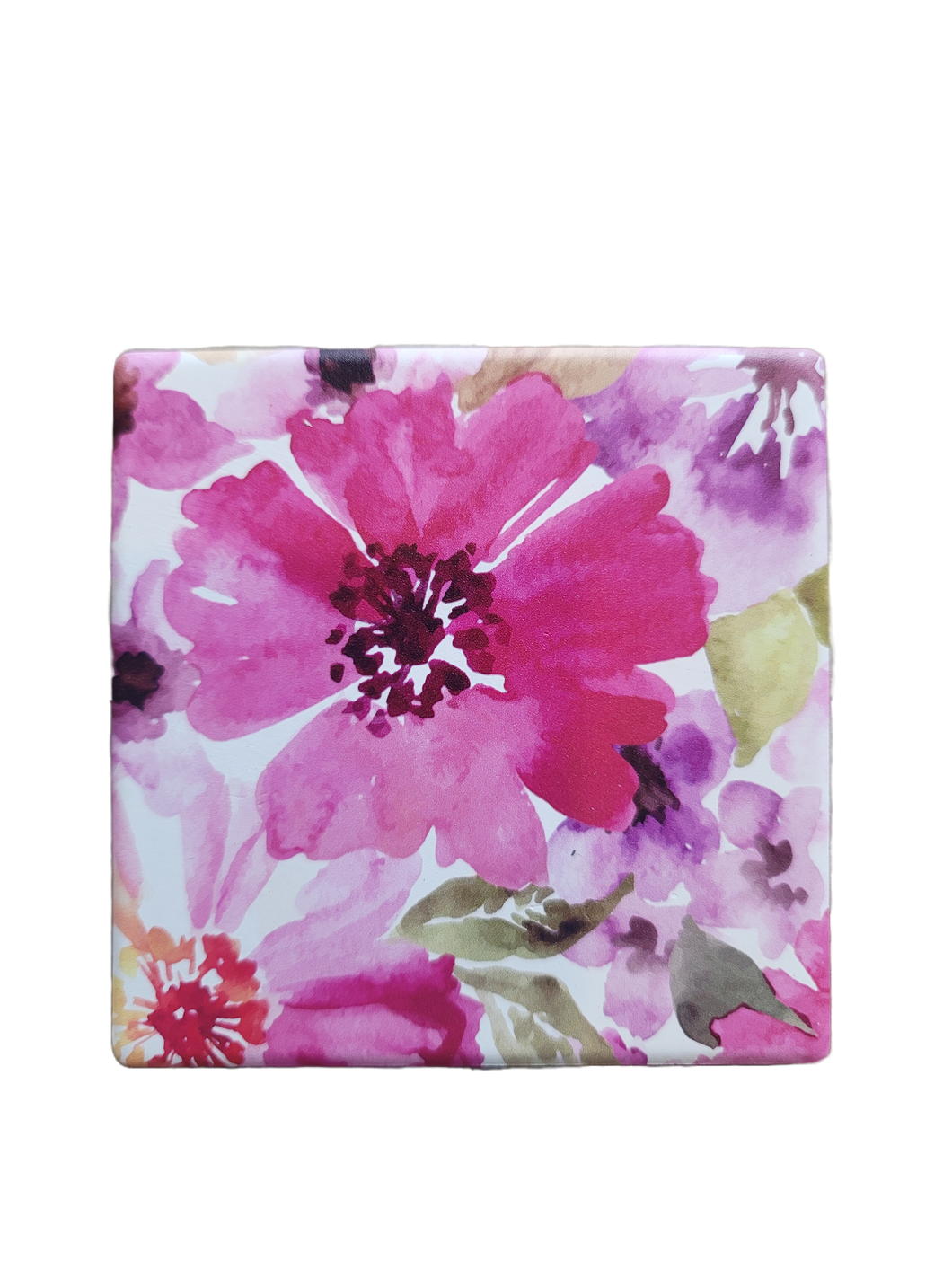 Floral Ceramic Coaster