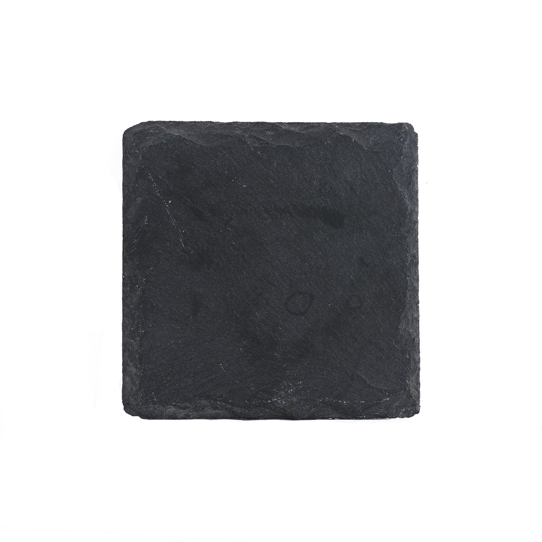 Square Black Stone Coaster