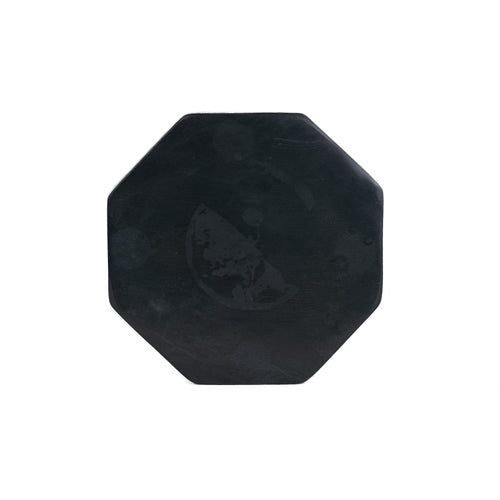 Black Marble Octagon Coaster