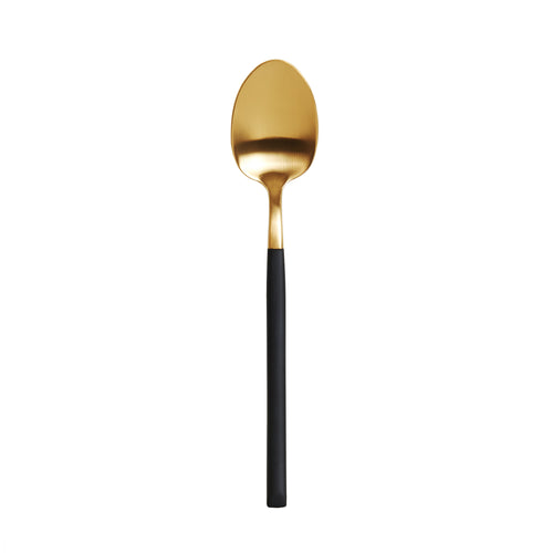 Matte Gold and Black Spoon