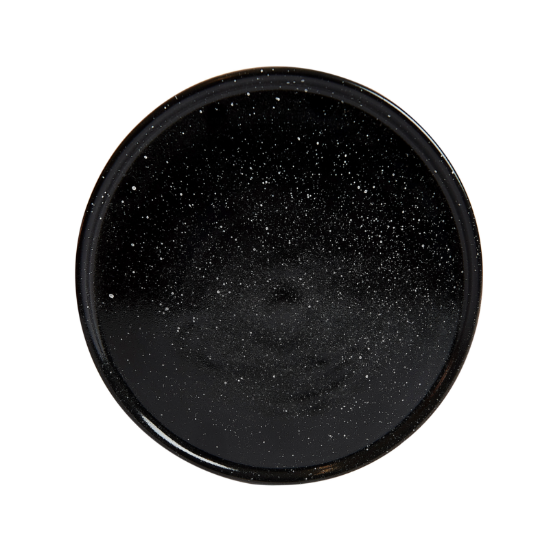 Md Black Speckled Plate