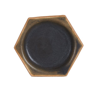 Black Hexagonal Plate