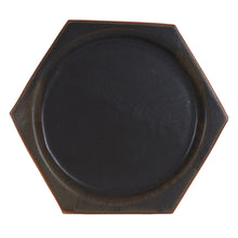 Black Hexagonal Plate