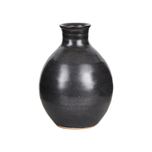 Sm Black Vase